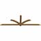 Ekena Millwork Redmond Smooth Timber Gable Bracket, Western Red Cedar, 84"W x 28"H x 1 1/2"D x 3 1/2"F, 8/12 Pitch GBW084X28X0204RED00SWR - alternate 2